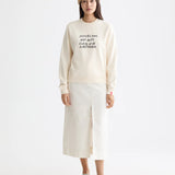 Sweatshirt Ecru Estampada | Scotch & Soda