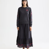 Sweatshirt Azul Marinho Bordada | Scotch & Soda