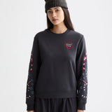 Sweatshirt Azul Marinho Bordada | Scotch & Soda