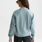 Sweatshirt Bordada Azul Oversized | SCOTCH & SODA