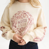 Sweatshirt Bege Oversized com Print | SCOTCH & SODA