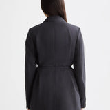Blazer Estruturado Azul Marinho com Cinto | Scotch & Soda