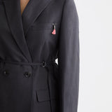 Blazer Estruturado Azul Marinho com Cinto | Scotch & Soda