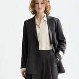 Blazer Estruturado Cinzento com Cinto | Scotch & Soda