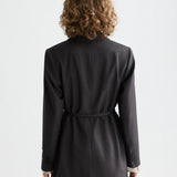 Blazer Estruturado Cinzento com Cinto | Scotch & Soda