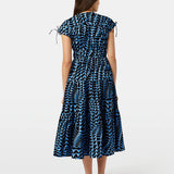 Vestido midi Scotch & Soda com estampado geométrico