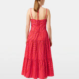 Vestido midi Scotch & Soda com estampado colorido
