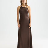 Vestido Longo em Castanho | Scotch & Soda