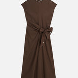 Vestido Midi Fluido Castanho | Scotch & Soda