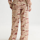Calças Eleni Bordeaux Estampadas | SCOTCH & SODA