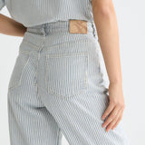 Jeans Straight de Cintura Alta com Textura | Scotch & Soda