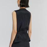 Colete Azul Marinho Antonina | SEMICOUTURE