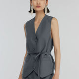 Colete Cinza Antonina | SEMICOUTURE
