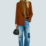 Blazer Allison Canyon em Lã Fresca com Cinto | SEMICOUTURE