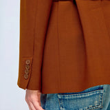 Blazer Allison Canyon em Lã Fresca com Cinto | SEMICOUTURE