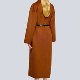 Casaco Isolde Canyon em Lã Dupla Face com Cinto | SEMICOUTURE