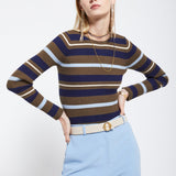 Camisola de malha com riscas Ottod'ame