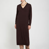 Vestido bordeaux em malha Ottod'ame