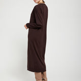 Vestido bordeaux em malha Ottod'ame