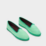 Alpargatas Wilona Slipper de lino verde