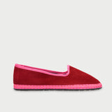 Alpercata Slipper Winnie em linho vermelho