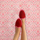 Alpercata Slipper Winnie em linho vermelho