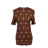T-shirt Scotch & Soda em malha lurex com print