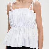 Top Branco com Drapeado | Twinset