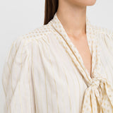 Camisa TWINSET com laço na gola
