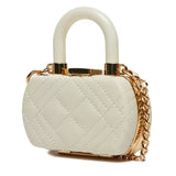 Acessório mini bag Love Moschino ecru