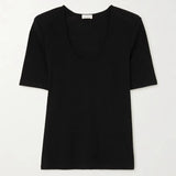 T-shirt com ombros almofadados By Malene Birger