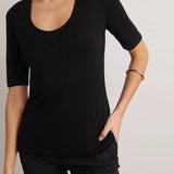 T-shirt com ombros almofadados By Malene Birger