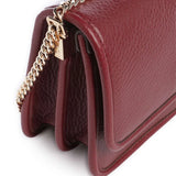 Mala Crossbody em Bordeaux com Corrente | Liu Jo