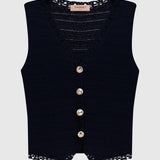Conjunto em Malha com Detalhe de Crochet | TWINSET