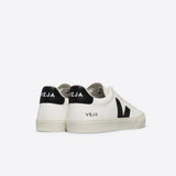 White Veja sneakers with black logo | Chromefree Field