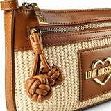 Mala de Ombro em Rafia | Love Moschino
