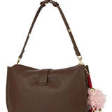 Mala de ombro Castanha | LOVE MOSCHINO