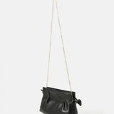Clutch de Mão Mini Lock Preto | Love Moschino