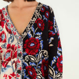 Cardigan Mixed Valentina Black | FARM RIO