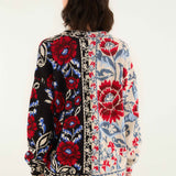 Cardigan Mixed Valentina Black | FARM RIO