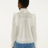 Blusa Feminina Branca com Renda | FARM RIO