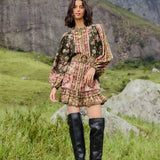 Vestido “Flowering Garden Tree Green” | FARM RIO