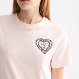 T-Shirt Rosa com Logo | Scotch & Soda