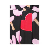 Calça de tecido fino Love Moschino