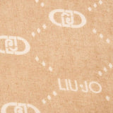 Lenço Com Monograma Degradê Camel | Liu Jo