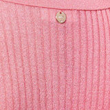 Polo de Malha Feminina Rosa com Botões | LIU JO