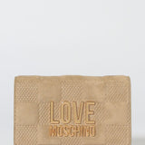 Mala de Ombro Efeito Mosaico Bege | Love Moschino