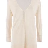Camisola em malha bege Nenette