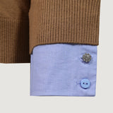Camisola Camel em Lã com Decote em V | LIU JO
