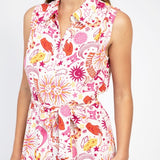 Vestido longo estampado An'ge